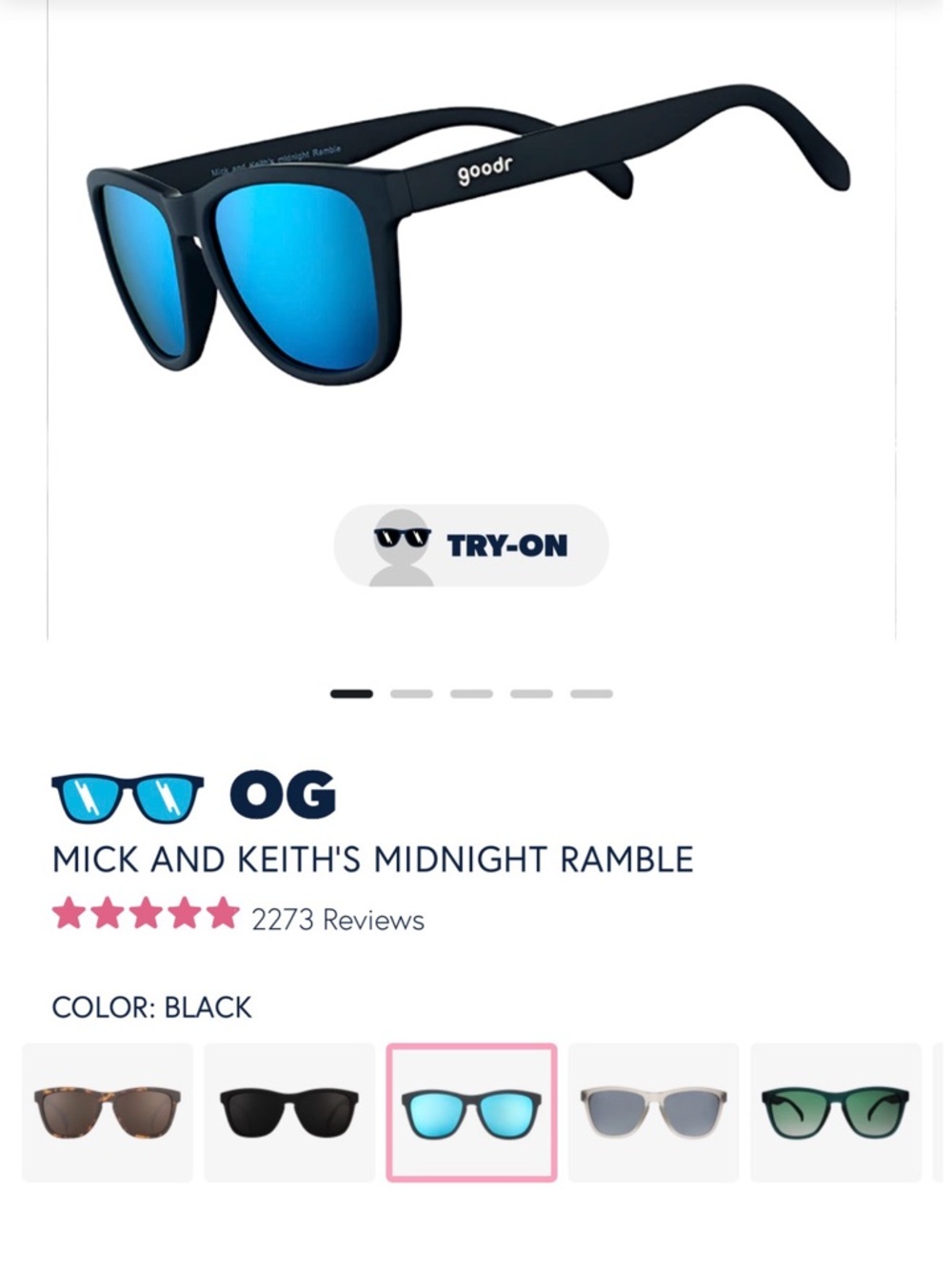 Goodr sunglasses set of 2 - new in box - Picture 3 of 13